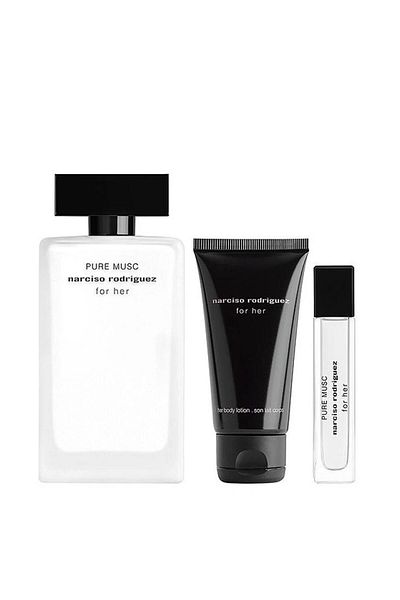 Narciso Rodriguez Narciso Rodriguez For Her, Pure Musc, Set EDP 100 ml + Perfumed Body Lotion 50 ml + EDP 10 ml