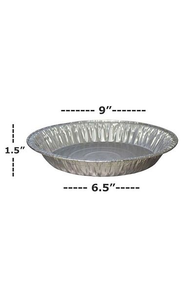Generic Disposable 9-inch Aluminum Foil Tart/Pie Pans (Pack of 8 pcs)