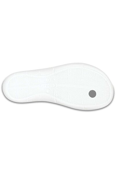 Crocs Women's Swiftwater Flip Flops - Smoke/White