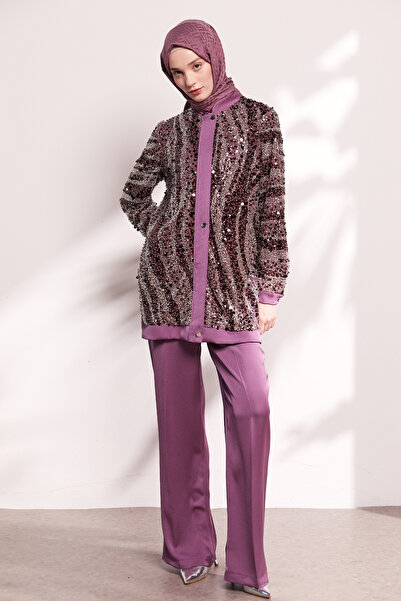 Setrms Payet ve Taş Detaylı Şık Takım