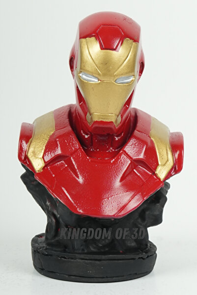 Kingdom of 3D Iron Man Büst, Iron man Figür, Tony Stark, Marvel Figür