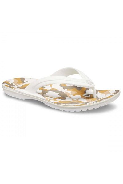 Crocs Crocband Printed Flip flops 38-39 EU - M6/W8 US White - White/Multi