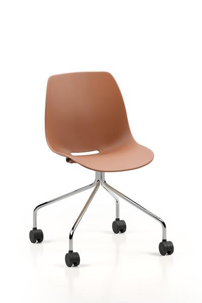 Bürotime Surf Mobil Sandalye, Krom Ayak & Kiremit