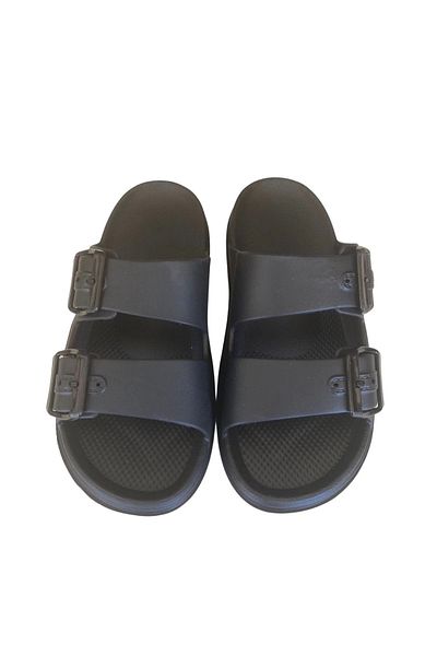 Lovita Shoes Lovita Buckle Men's Slippers 41-45 Black