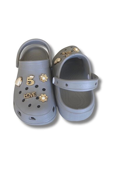 Lovita Shoes Lovita C.R.O.C.S Model Slippers 36-40 Gray