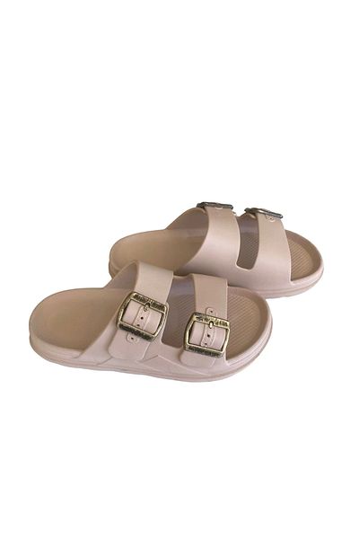 Lovita Shoes Lovita Buckle Men's Slippers 41-45 Cream