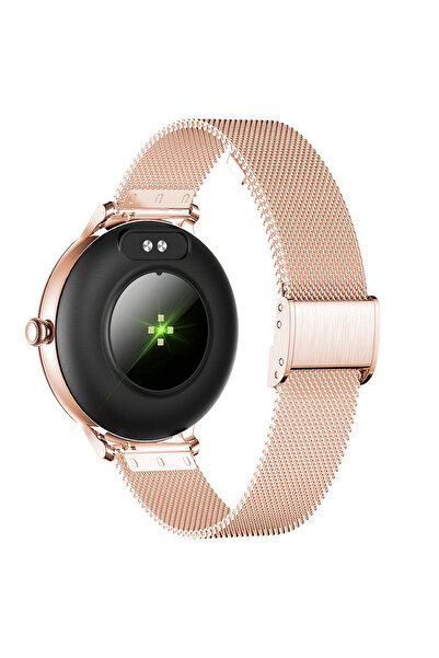 ideal STORE Έξυπνο ρολόι IdealStore Rubin GOLD Full HD, οθόνη 1,09 ιντσών με ανάλυση 240x240, παρακολούθηση αρτηριακής πίεσης