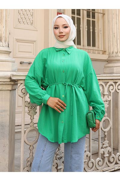 VAV Oversize Shirt - Green - Vav