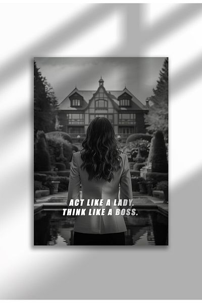 21mxm Motivational Wall Poster, Frameless Canvas, Inspirational Quote Art, Hustle Mindset 2025
