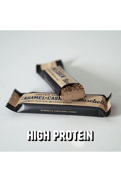 Barebells Caramel Cashew protein bar pack of 12*55g