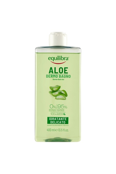 Equilibra Gel de Duș și Baie, cu Aloe Vera, 400 ml