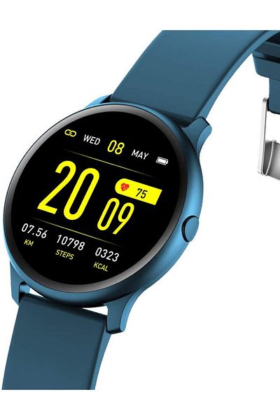 ideal STORE Ceas Smartwatch KingWear idealStore, Ecran Tactil HD 1.3 inch, Rezistent la Apa, Pedometru, Monitori