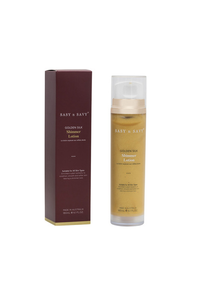 SASY N SAVY Loțiune hidratantă sidefată pentru catifelarea pielii, 180 ml