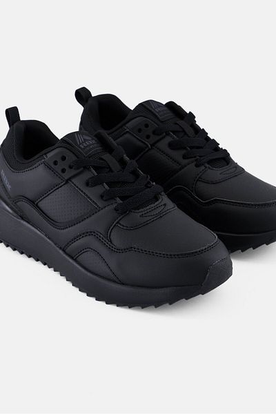 RBX Women Lace Up Outdoor Shoes, Black