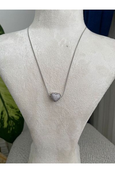 stainless steell Minimal Figure Steel Necklace