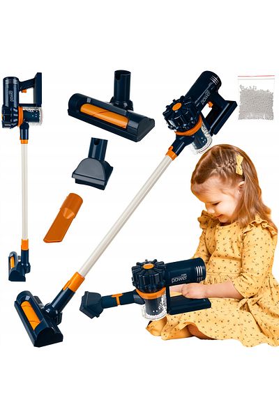 ideal STORE Vertical Vacuum Cleaner For Children 2in1 Vacuum Cleaner idealStore, Suntete, 3 Different Brushes, Position d