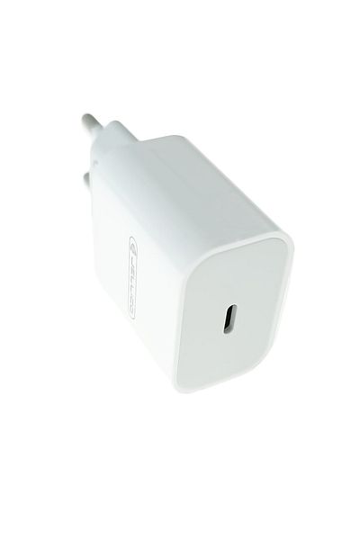 OEM USB Type C charger to Euro socket, PD 20W, Jellico AK180 04227, Fast Charging, 100-240V, white