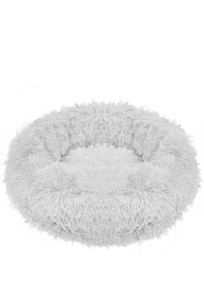 Optim Solution bed for dogs and cats, with removable cover, gray, diameter 110 cm