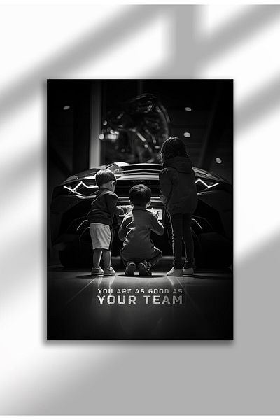 21mxm Motivational Canvas Poster, GT-R Night Drive Art, "Crave Success" Quote, Fuel Your Hustle 2025