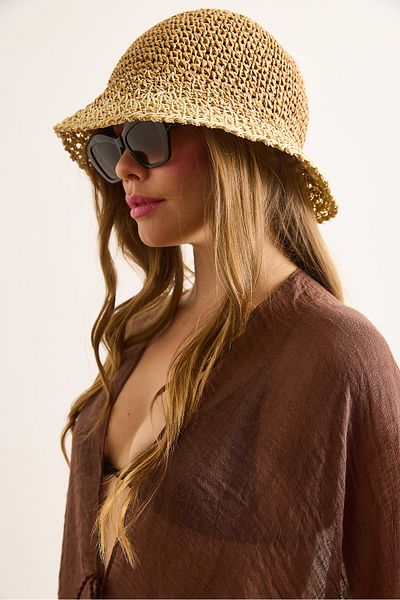 Olalook Γυναικείο καπέλο Camel Stone 2 Χρώμα Bucket SPE-00000018