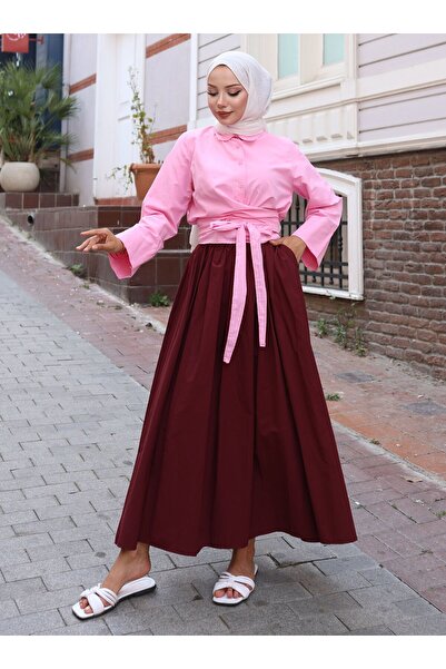 VAV ΠΟΥΚΑΜΙΣΟ ΜΕ ΚΟΥΦΙΑ ΜΕ ΜΕΣΟ - Ροζ - Vav