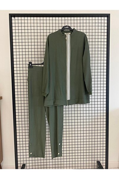 Armine TREND Yeni Sezon Şerit Detaylı Pantolonlu İkili Takım Modaayka 25DSB6131