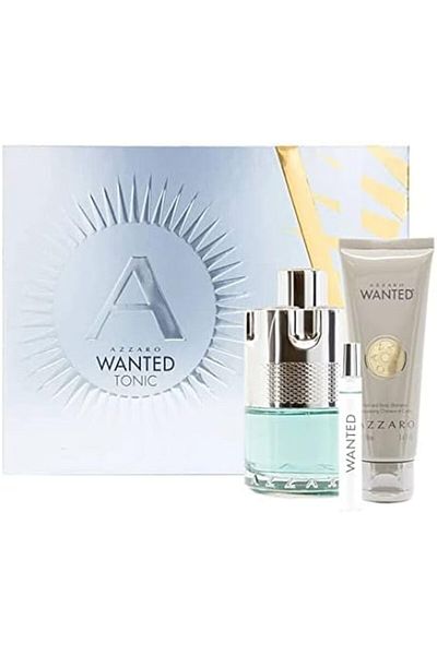 Azzaro Wanted Tonic M Edt 100Ml+7.5Ml+100Ml Body Shampoo Set