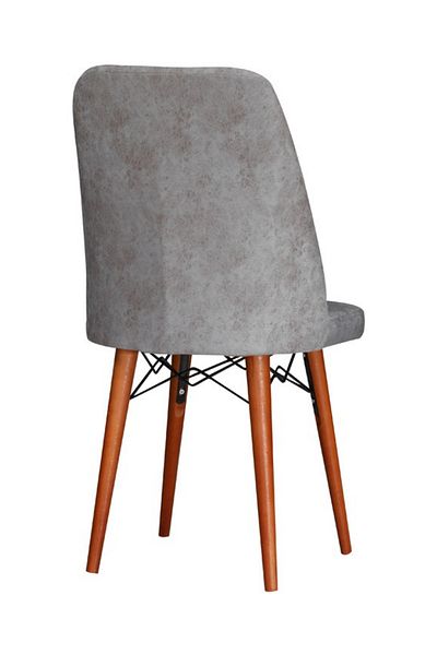 Desire Berlin Chair Set, 6 pcs Package, dining, kitchen, upholstered with fabric, wooden legs