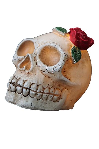 OEM Decoratiune LED pentru petrecere, 7 x 6.5 x 5.5 cm, model craniu, multicolor