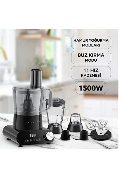 King Kingpro Kmr988 Clawmax Food Processor & Blender Set