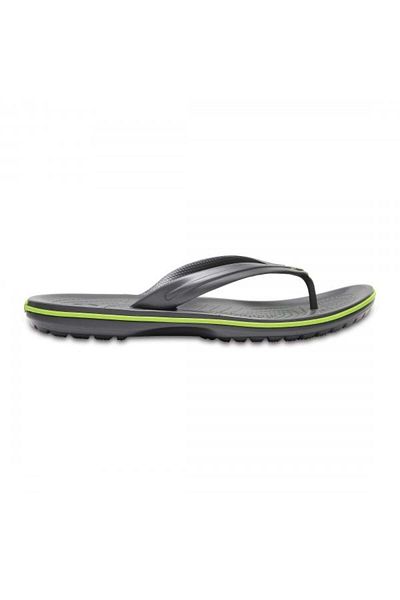 Crocs Crocband Flip 36-37 EU - M4/W6 US Grey - Graphite/Volt Green