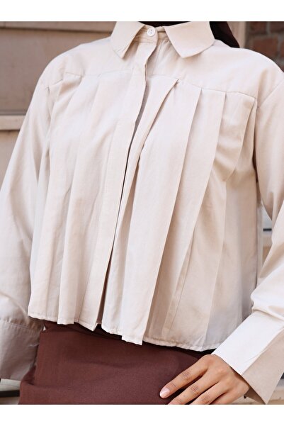 VAV ΚΟΝΤΟ ΠΙΧΟΥ ΠΟΥΚΑΜΙΣΟ - Χρώμα Πέτρας - Vav