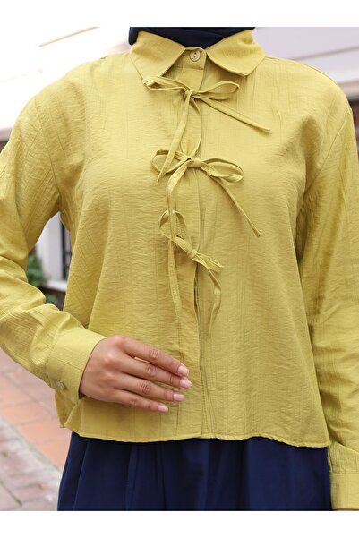 VAV Shirt with Front and Sleeves - Oil Green - Vav