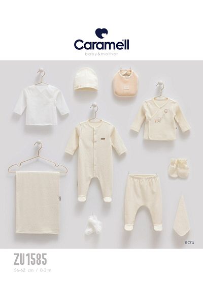 Caramell My Baby Kumsal 100% Cotton 10-Pack Hospital Release New Season Light Soft Colors 00001585