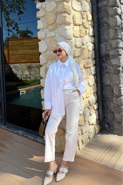 lurex moda Cămașă cu o singură buzunar de mărime mare