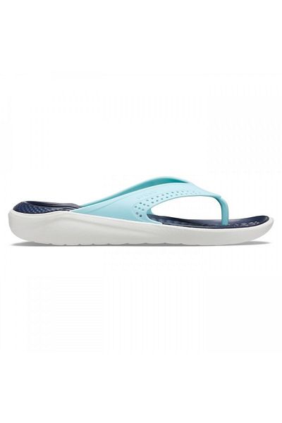 Crocs LiteRide Flip 39-40 EU - M7/W9 US Blue - Ice Blue/Almost White