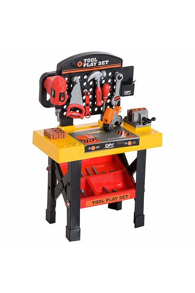 ideal STORE Workbench with tools and equipment, Red