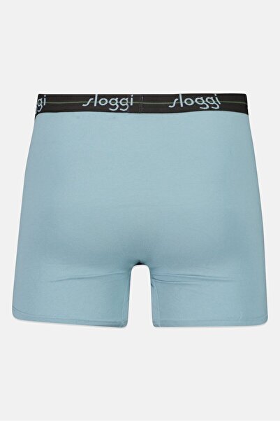 SLOGGI Men 2 Pieces Brand Logo Star Short Briefs, Black