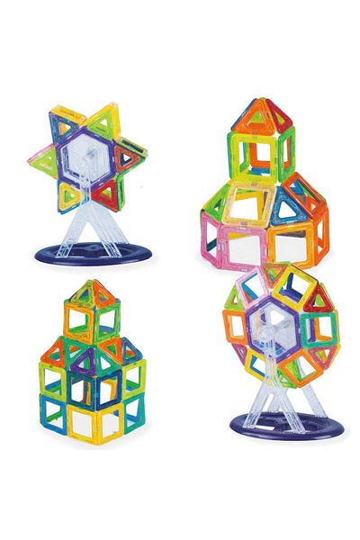 KidProtect Mag Hero Magnetic Construction Set For Kids 58 Pcs