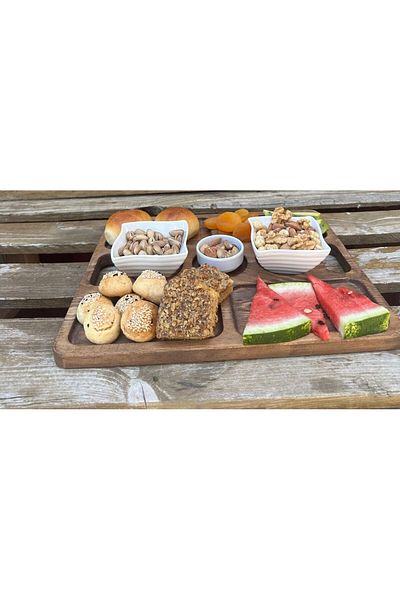 SAMMWOOD NATURAL Wooden CHEESE PRESENTATION PLATE, COFFEE PLATE, COFFEE Tray