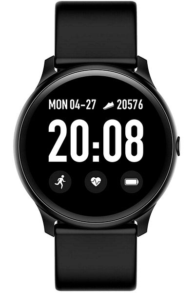 ideal STORE KingWear idealStore Smartwatch, 1.3 inch HD Touch Screen, Water Resistant, Pedometer, Monitors