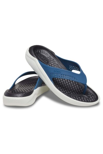 Crocs LiteRide Flip - Albastru intens/Aproape alb