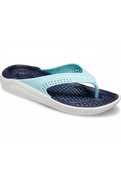 Crocs LiteRide Flip 39-40 EU - M7/W9 US Blue - Ice Blue/Almost White