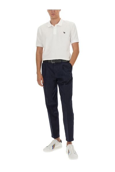 Paul Smith Tricou polo cu etichetă zebră