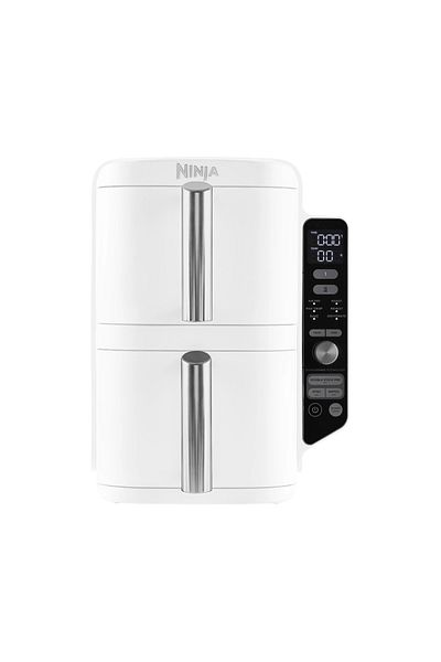 NINJA Friteuza cu aer cald Ninja SL400EUWH Double Stack XL, 9.5 l, 2470 W, 6 programe (Alb)