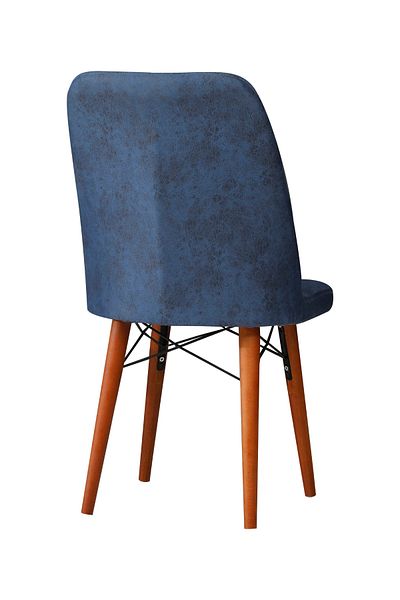 Desire Set Scaune Berlin, 6 buc Package, dining, bucatarie, tapitate cu material textil, picioare lemn