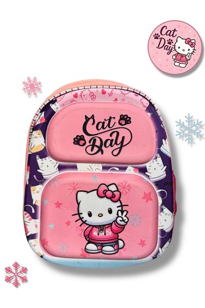 madam gold Kuromi Kindergarten Bag Double-Eyed Models Cady, Kuromi, Melody Kindergarten Bag
