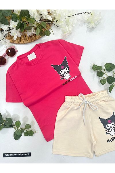 chibuumbabykids GIRL'S SHORTS SET
