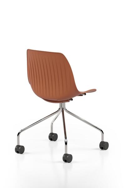 Bürotime Surf Mobil Sandalye, Krom Ayak & Kiremit