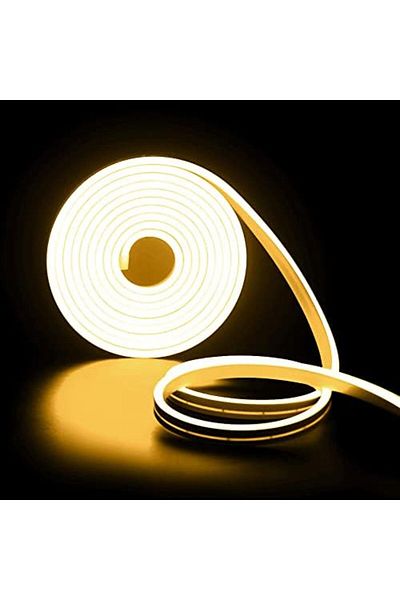 Yuwell YU WELL Tayire LED Neon Lights, 16.4ft/5m IP65 Waterproof LED Strip Lights, 12V Flexible Neon Flex w